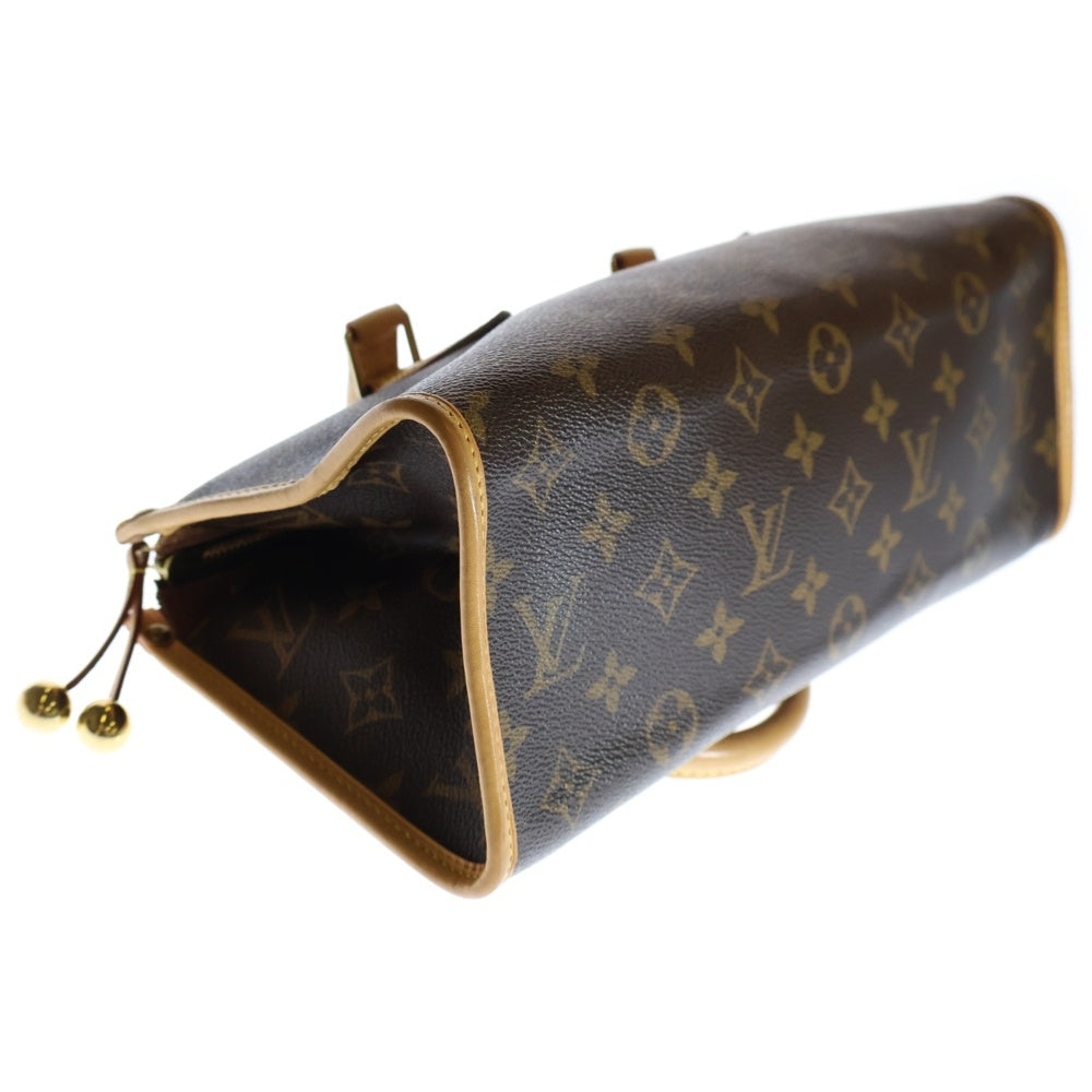 LOUIS VUITTON(ルイヴィトン) モノグラム ポパンクール ハンドバッグ ゴールド金具 ブラウン PVC M40009