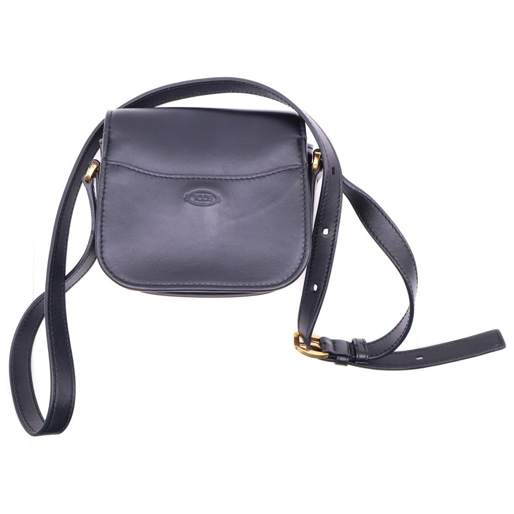 TOD'S(トッズ) ケイト ショルダーバッグ ブラック ゴールド金具 レザー XBWAOYJ0100RORB999