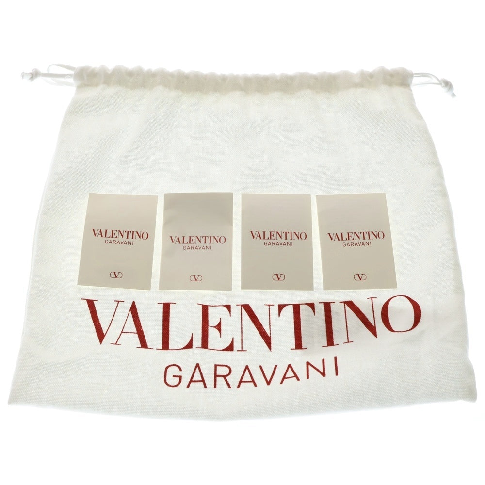 VALENTINO(ヴァレンティノ) Vロゴ 巾着 チェーン ショルダーバッグ レザー パープル