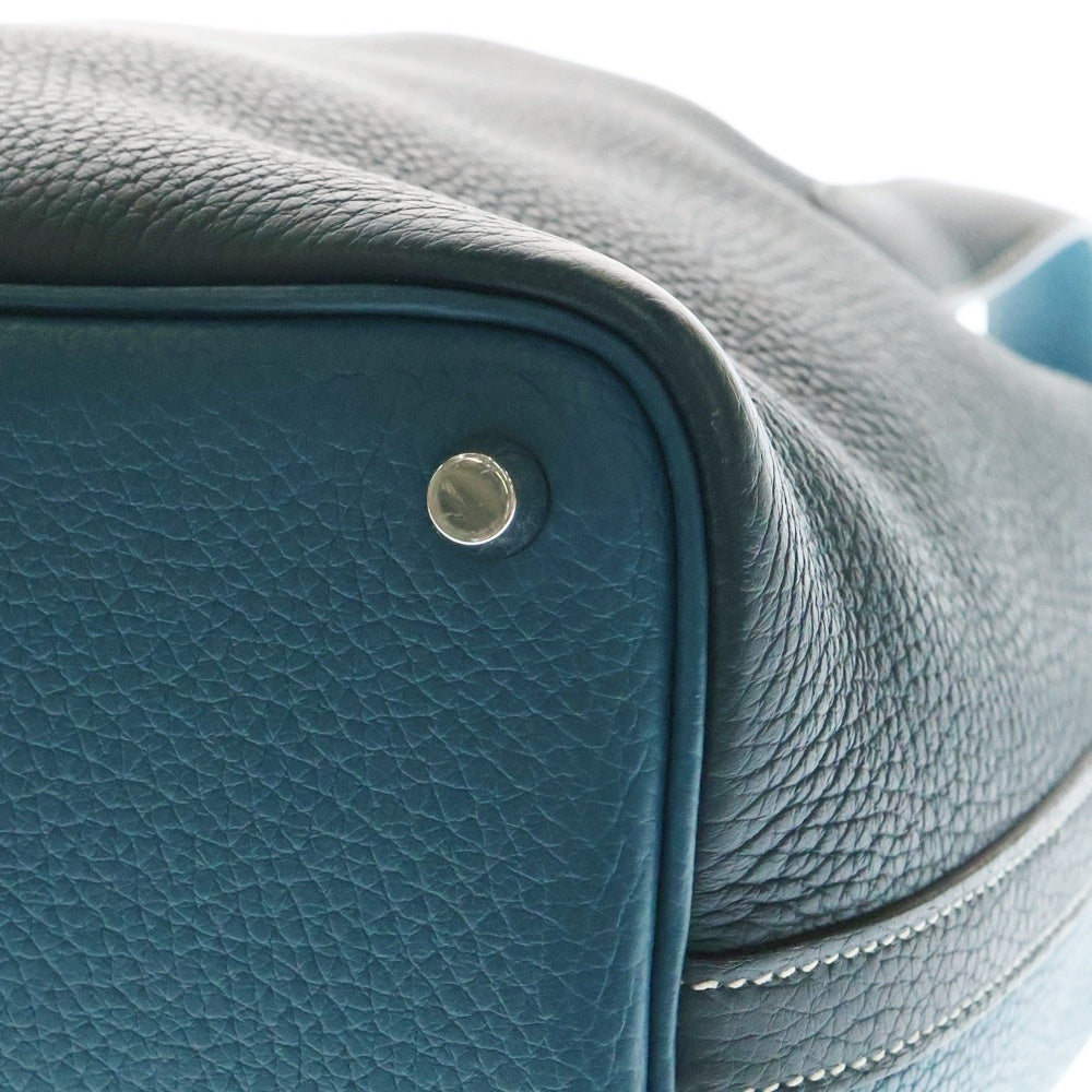 HERMES(エルメス) ピコタンロックPM カザック ヴェールシプレス×ヴェールボスフォール トリヨンクレマンス シルバー金具 Y刻印