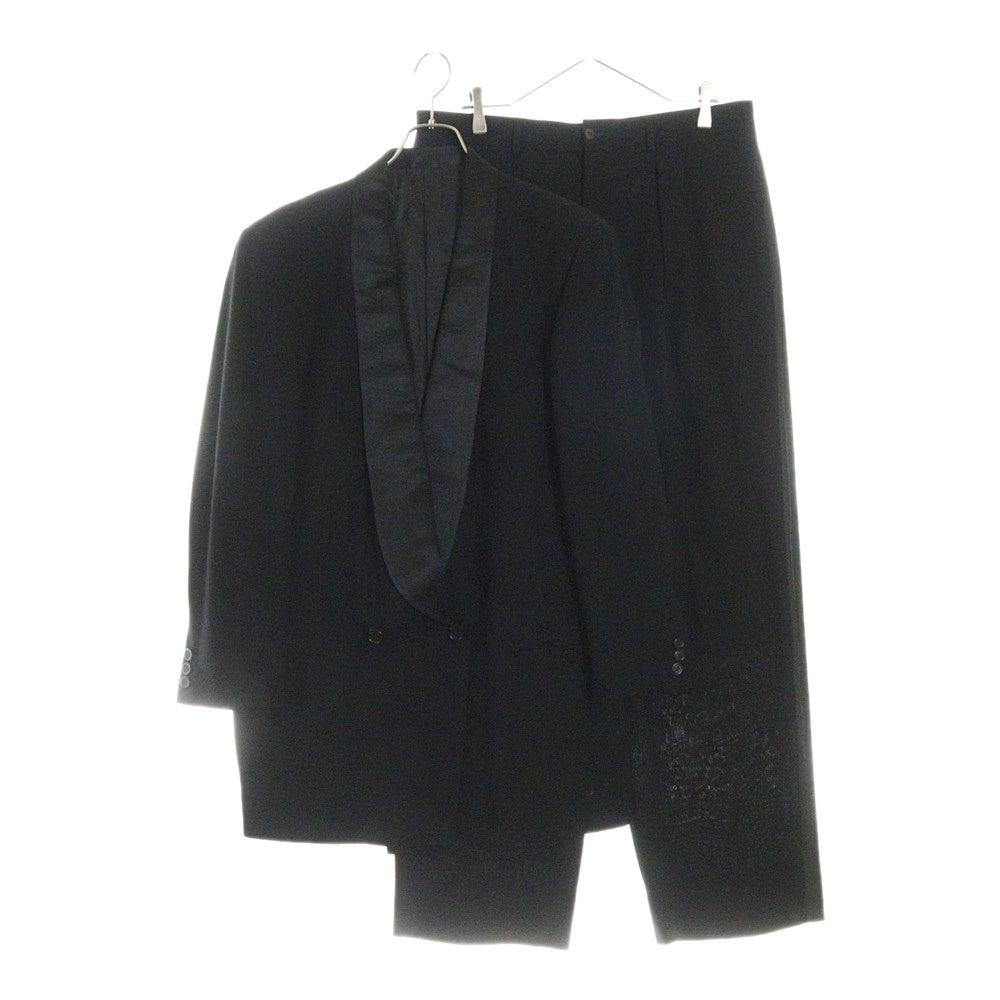 GIORGIO ARMANI(ジョルジオアルマーニ) セットアップ タキシードスーツ ウールショールカラー ダブルブレスト 2B テーラードジャケット 2タック サイドライン スラックスパンツ 721220