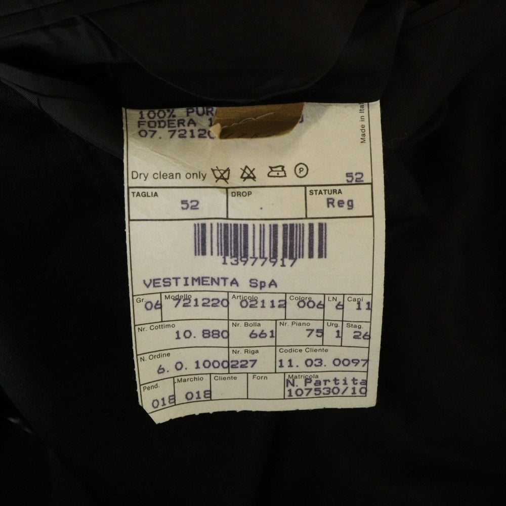 GIORGIO ARMANI(ジョルジオアルマーニ) セットアップ タキシードスーツ ウールショールカラー ダブルブレスト 2B テーラードジャケット 2タック サイドライン スラックスパンツ 721220