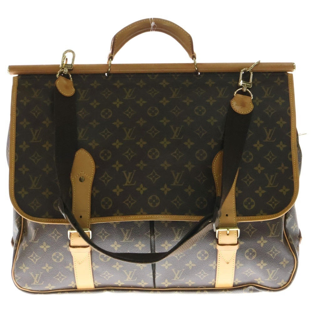 LOUIS VUITTON(ルイヴィトン) モノグラム サックシャス 2WAY レザーショルダーバッグ ハンドバッグ トラベルバッグ ブラウン M41140