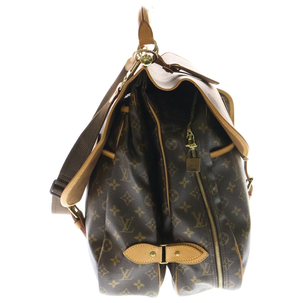 LOUIS VUITTON(ルイヴィトン) モノグラム サックシャス 2WAY レザーショルダーバッグ ハンドバッグ トラベルバッグ ブラウン M41140