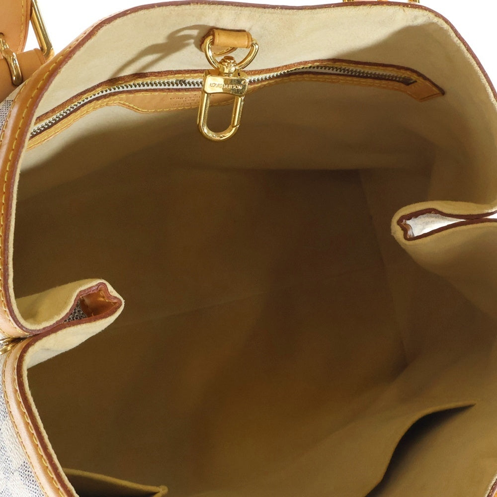 LOUIS VUITTON(ルイヴィトン) ダミエ アズール ハムステッドMM ハンドバッグ トートバッグ ホワイト PVCレザー N51206