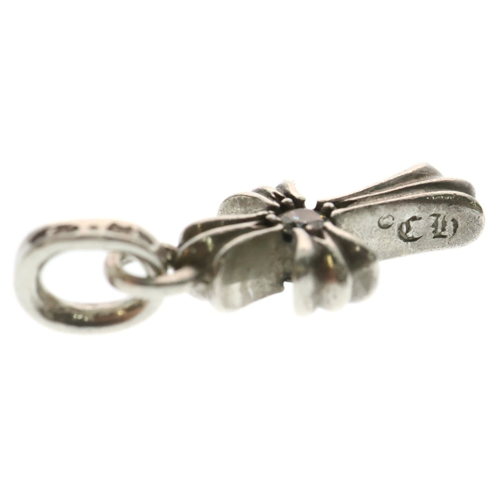 CHROME HEARTS(クロムハーツ) CRS BBYFAT DMND ベイビーファットクロス 両面1ダイヤ ペンダントトップ シルバー BCA238