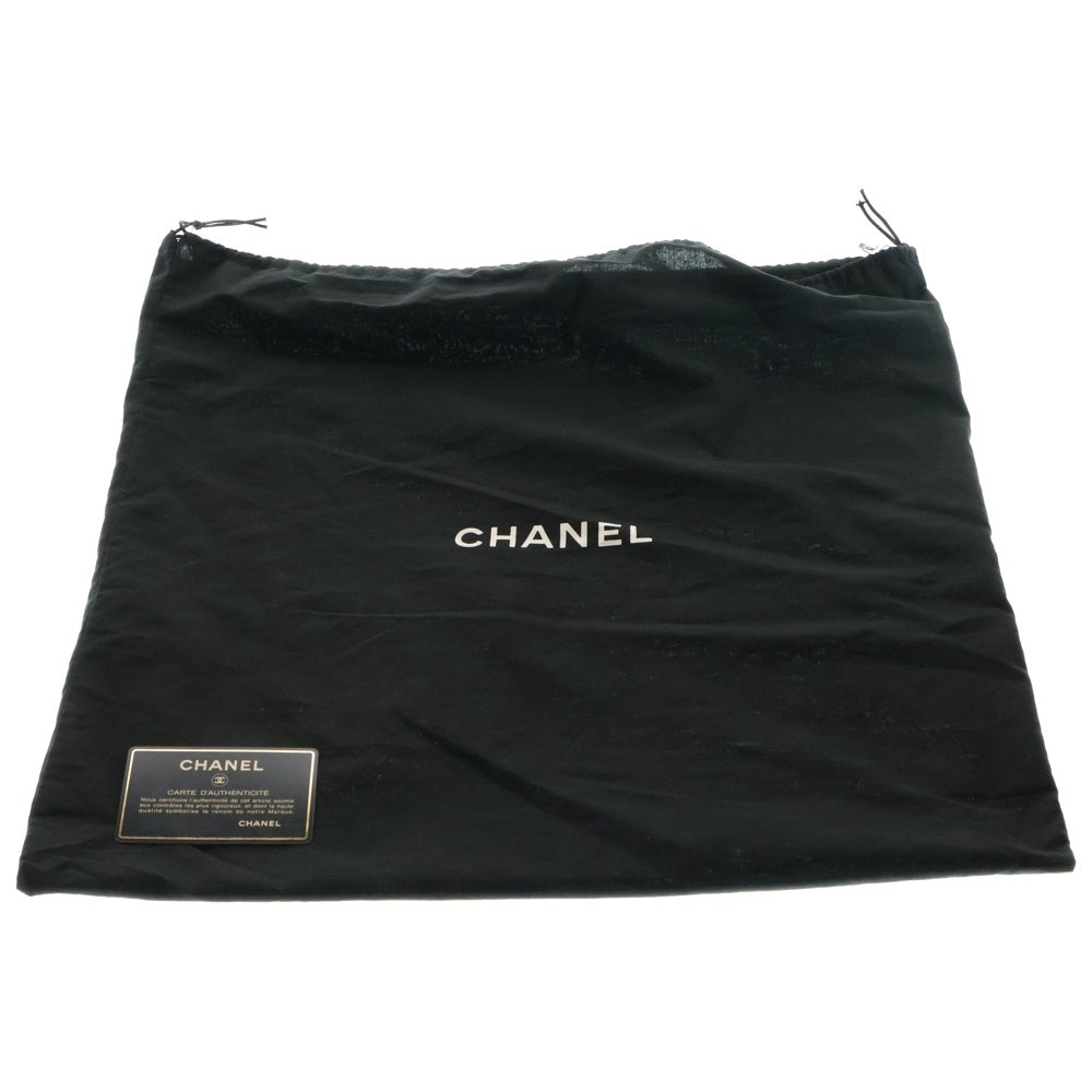 CHANEL(シャネル) ターンロック チェーントートバッグ ハンドバッグ ブラック カーフスキン ゴールド金具