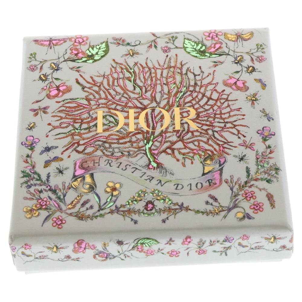Christian Dior(クリスチャンディオール) トライバル ロゴ フェイクパール ピアス ピンク GP