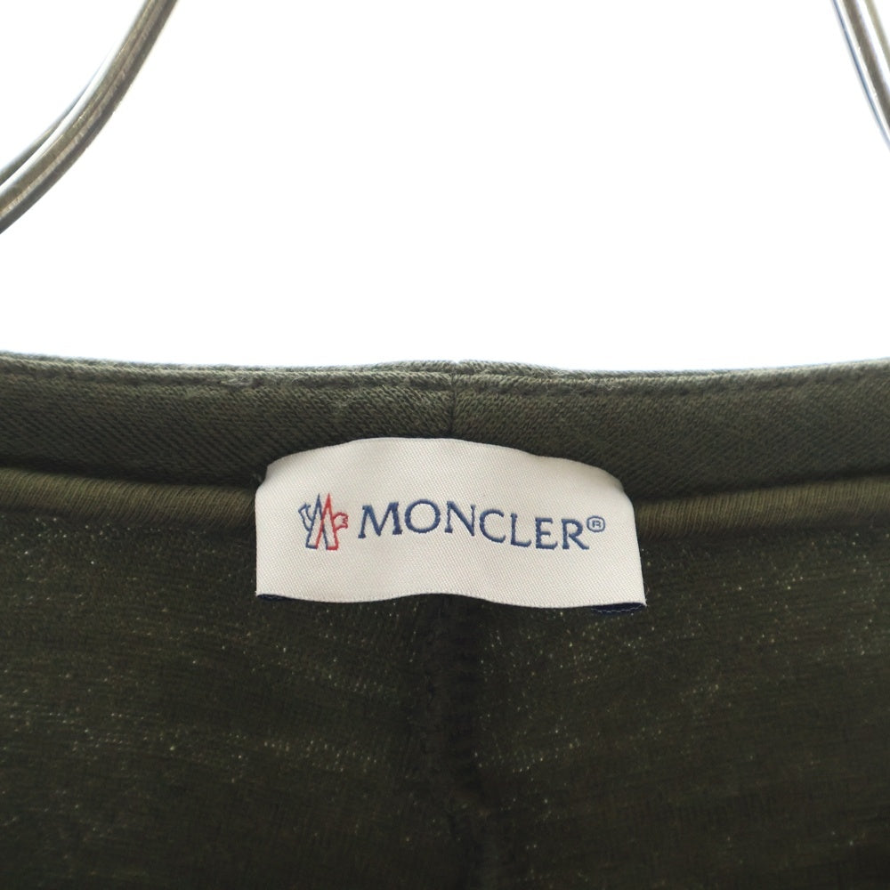 MONCLER(モンクレール) 17AW ABITO ナイロン混 ウール クルーネック ロング プルオーバースウェットトレーナー ワンピース カーキ レディース C20938559200 829AS