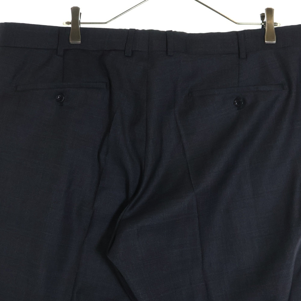 HERMES(エルメス) ウール ノータック スラックス パンツ トラウザーズ グレー PN382