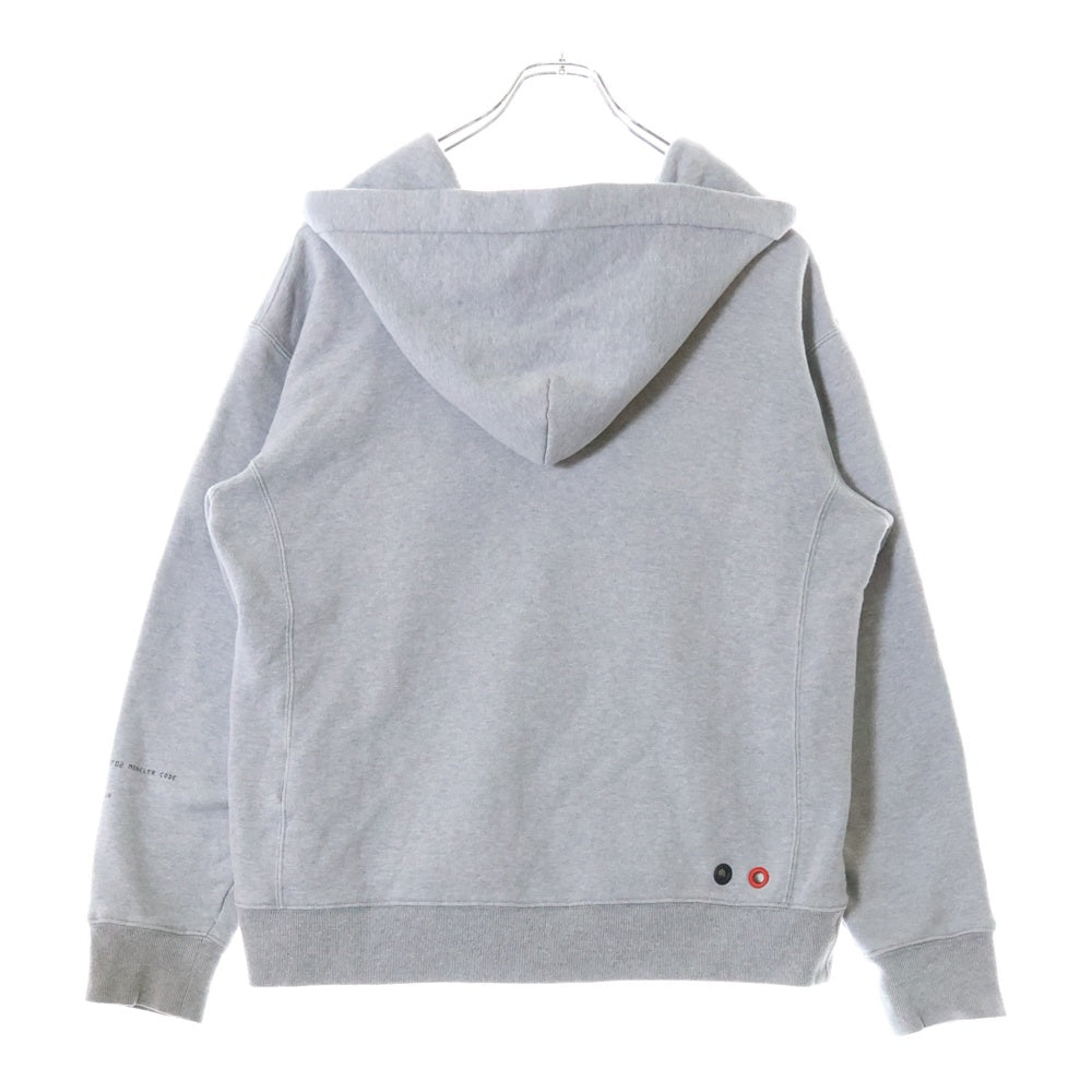 MONCLER(モンクレール) 18AW ×FRAGMENT DESIGN フラグメントデザイン ジップアップスウェットパーカー フーディー グレー D209U8400450 809CB