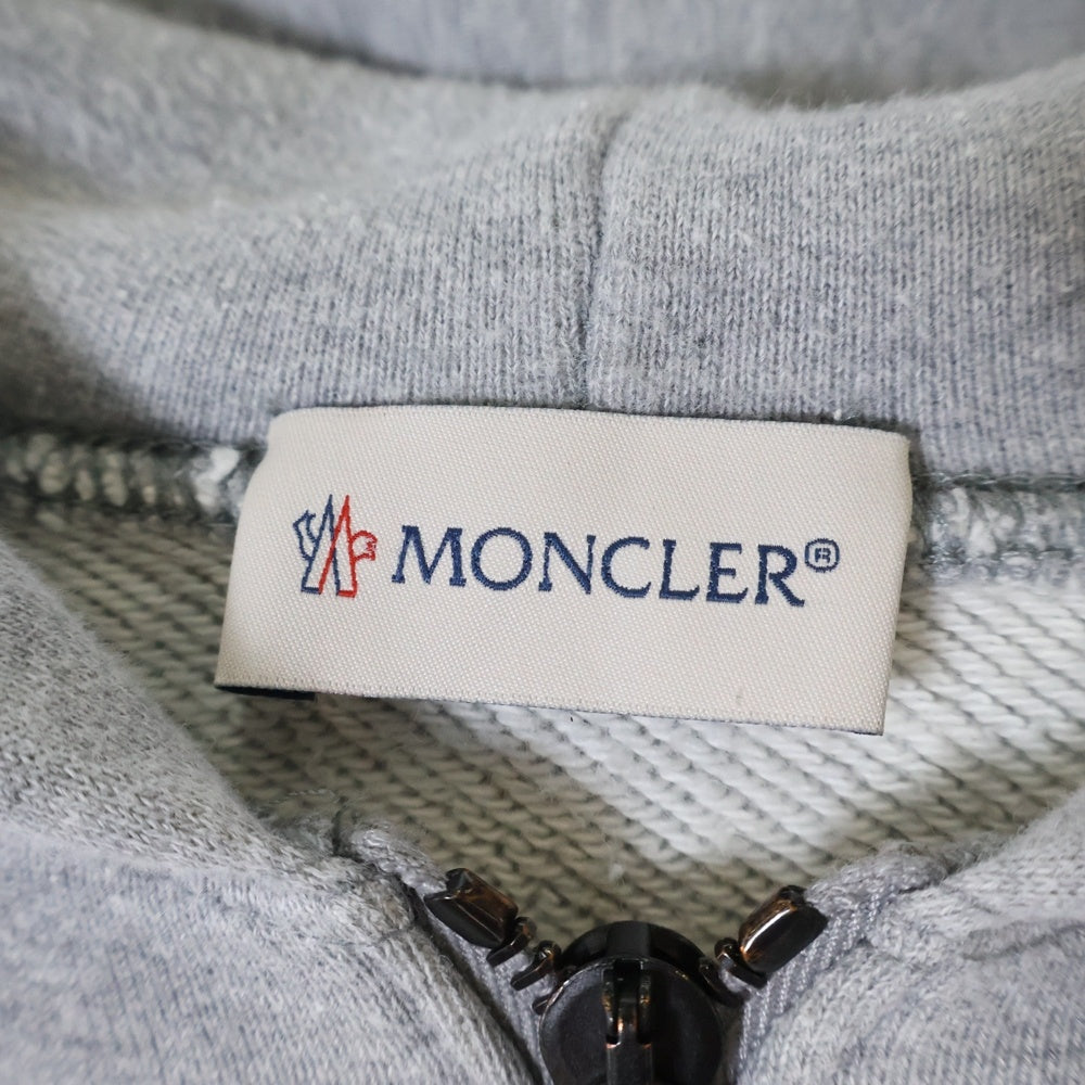 MONCLER(モンクレール) 18AW ×FRAGMENT DESIGN フラグメントデザイン ジップアップスウェットパーカー フーディー グレー D209U8400450 809CB