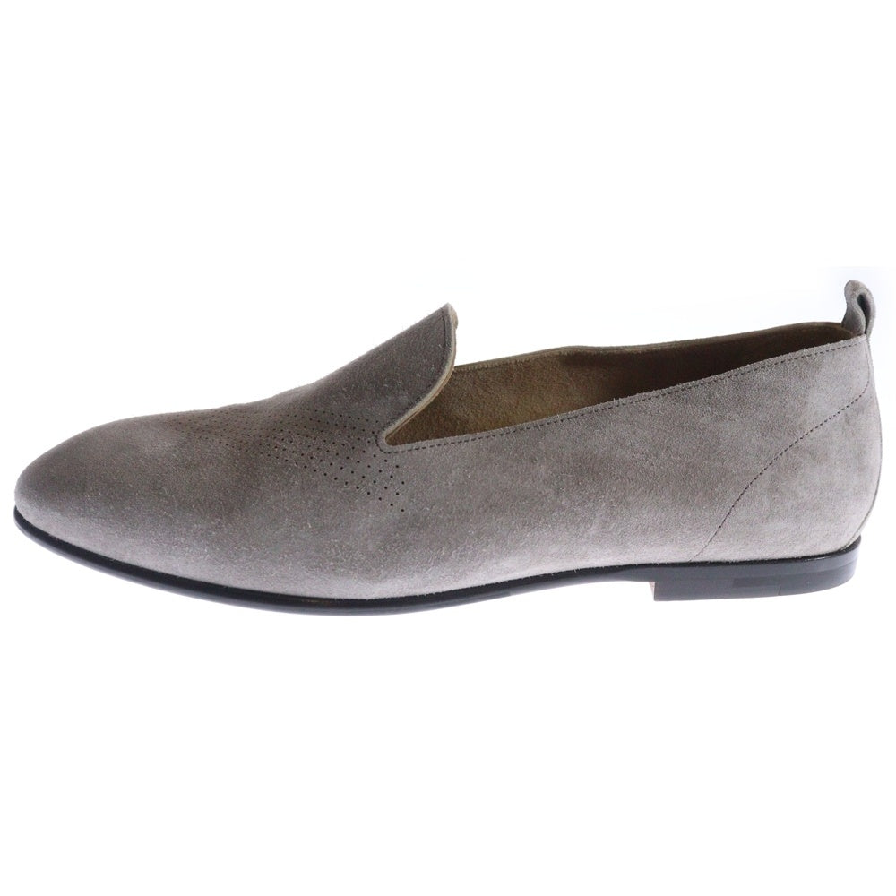 HERMES(エルメス) スリッポン グレージュ スエード #41 1/2 メンズ