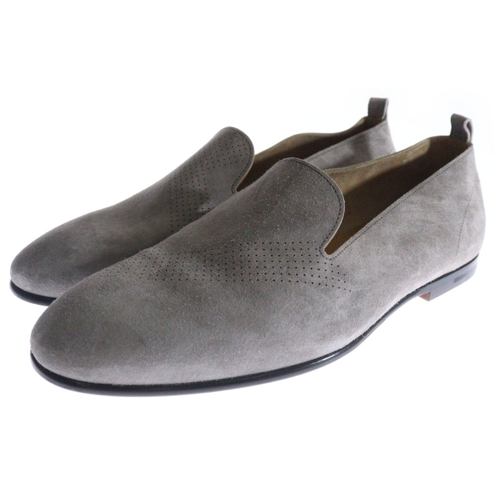 HERMES(エルメス) スリッポン グレージュ スエード #41 1/2 メンズ