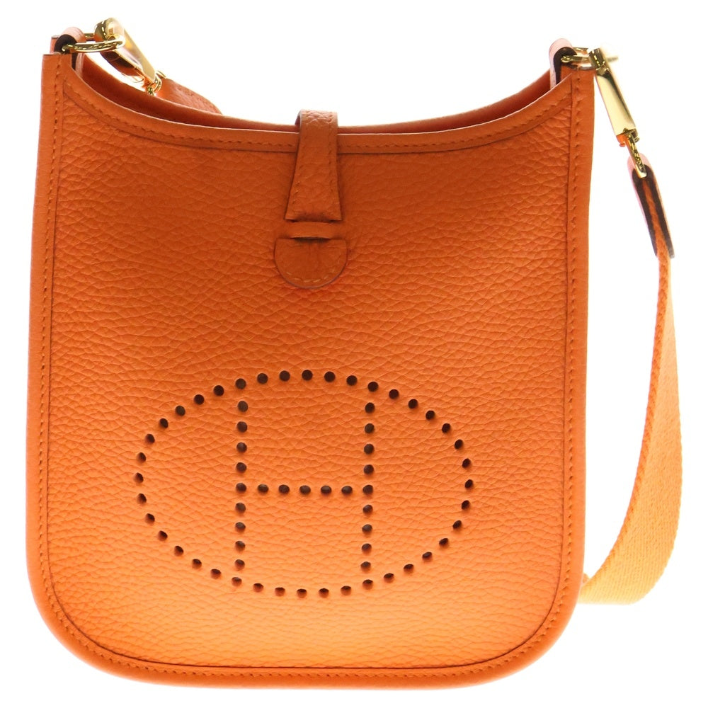 HERMES(エルメス) エブリンTPM オレンジフィズ トリヨン ゴールド金具 B刻印 ショルダーバッグ