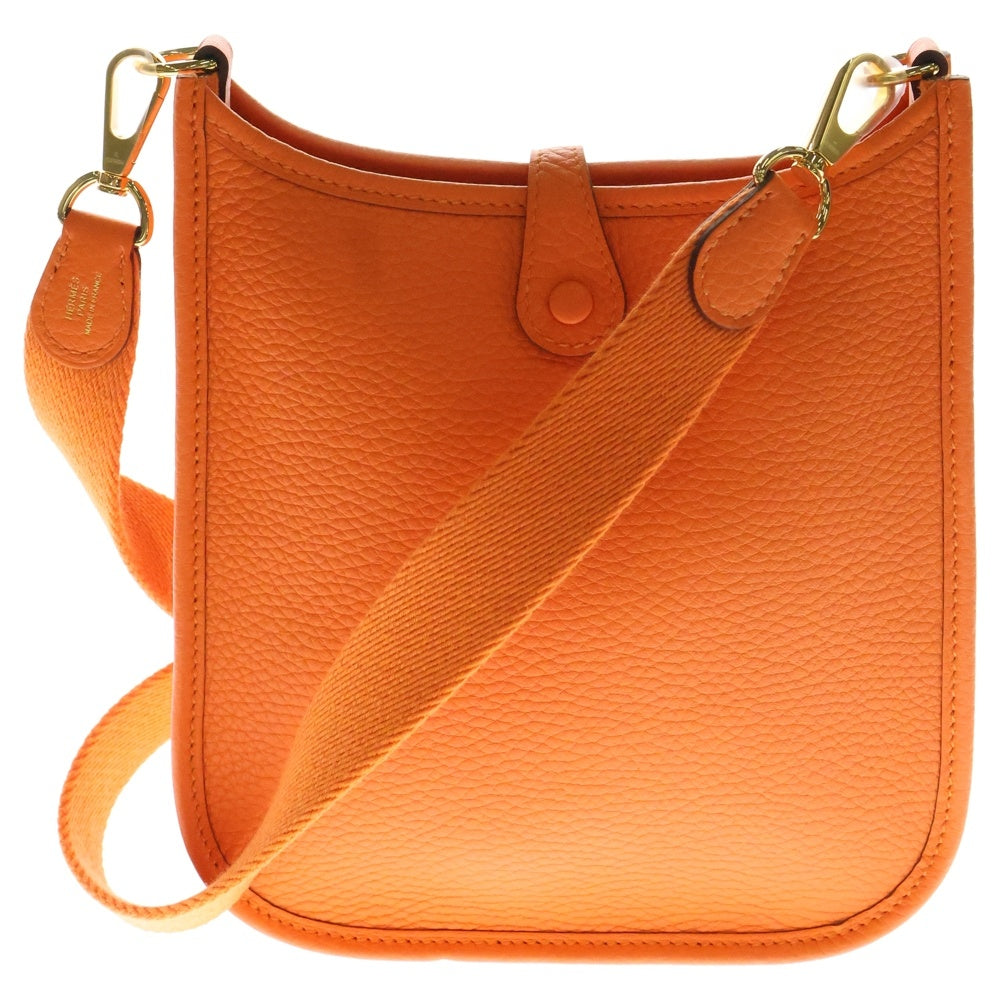 HERMES(エルメス) エブリンTPM オレンジフィズ トリヨン ゴールド金具 B刻印 ショルダーバッグ