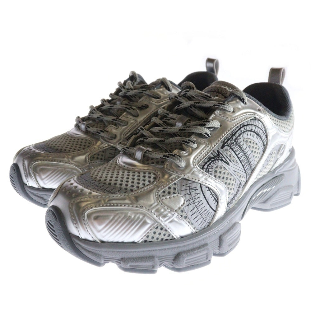 DIOR(ディオール) CD Chrono Technical Mesh CDロゴ クロノ テクニカルメッシュローカットスニーカー シルバー レディース 37.5 KCK414TRL59K375