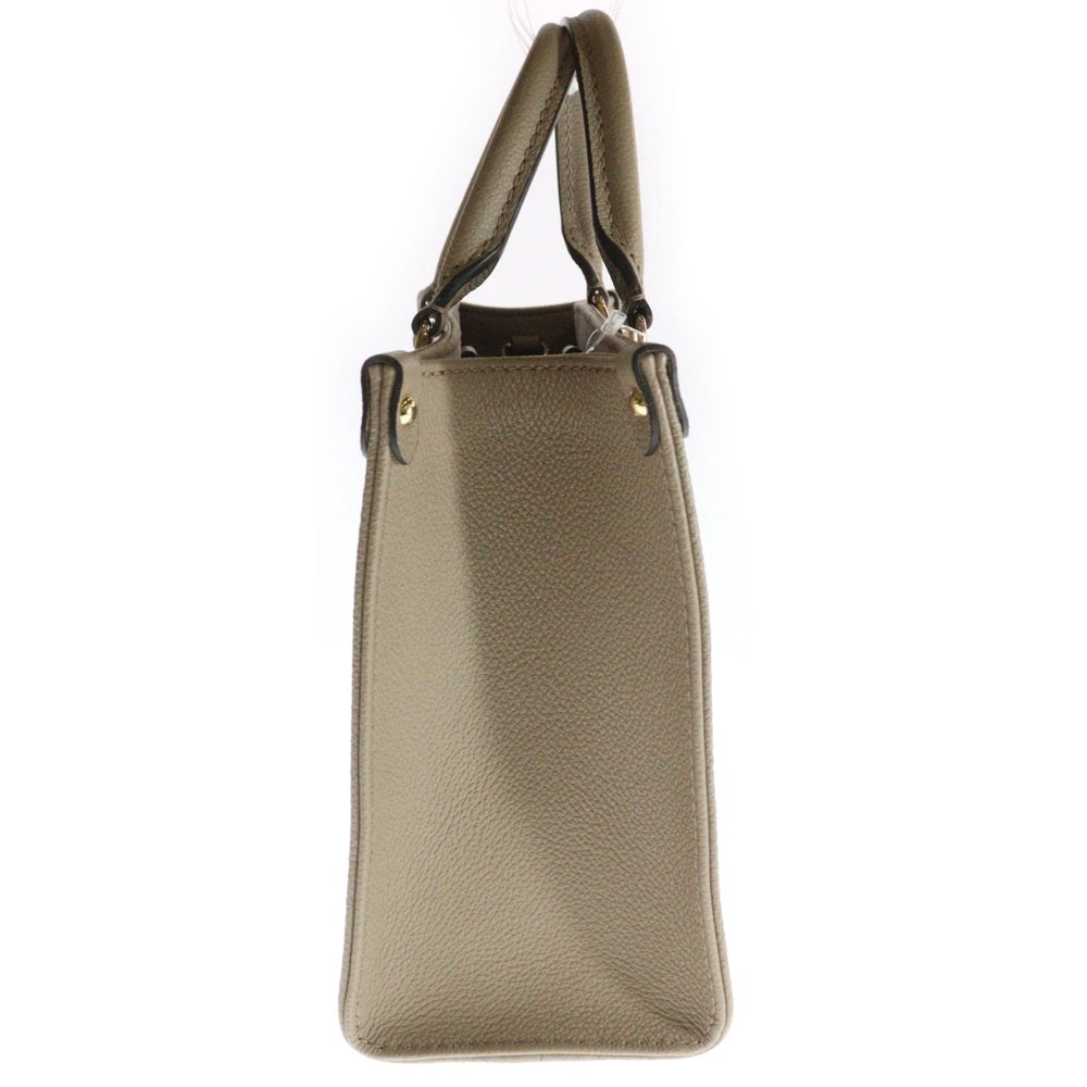 LOUIS VUITTON(ルイヴィトン) バイカラー モノグラムアンプラント ジャイアント オンザゴーPM クレーム レザー 2wayハンドバッグ RFID M45779
