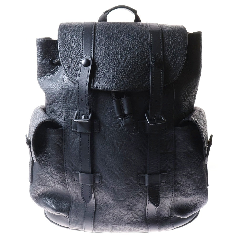 LOUIS VUITTON(ルイヴィトン) モノグラム トリヨン クリストファーPM ノワール ブラック レザー バックパック リュック RFID M20899