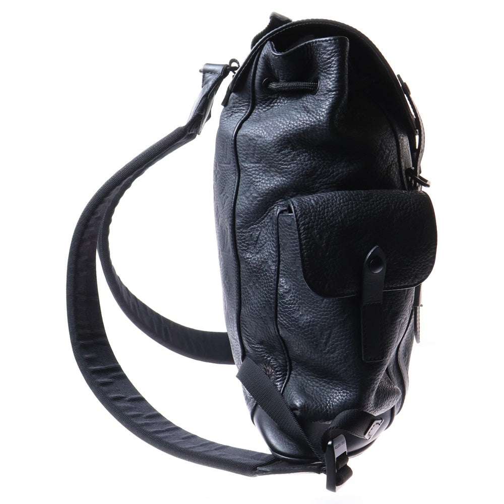 LOUIS VUITTON(ルイヴィトン) モノグラム トリヨン クリストファーPM ノワール ブラック レザー バックパック リュック RFID M20899