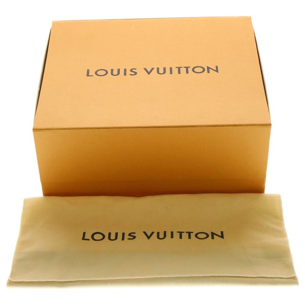 LOUIS VUITTON(ルイヴィトン) キャリオールBB LV バイブ モノグラム レザー 2WAY ダブルチェーン ハンド ショルダーバッグ シルバー金具 ブラック/ブラウン M12888