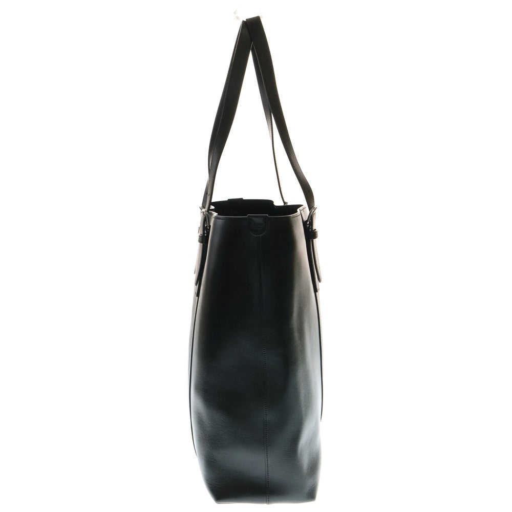 CELINE(セリーヌ) カバ ウィズバックル トートバッグ ハンドバッグ ブラック レザー シルバー金具