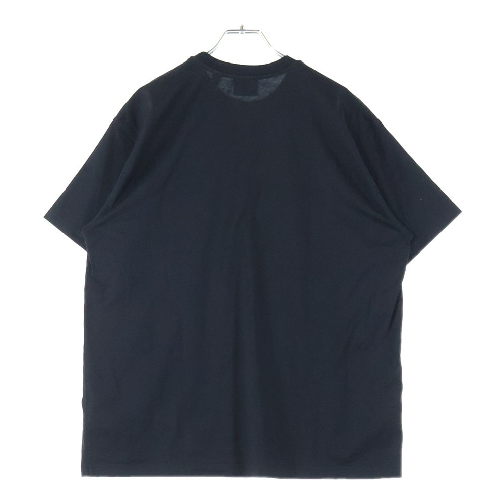 BURBERRY(バーバリー) EMERSON TB エマソン ラバーロゴプリント クルーネック 半袖Tシャツ カットソー ブラック 8017472