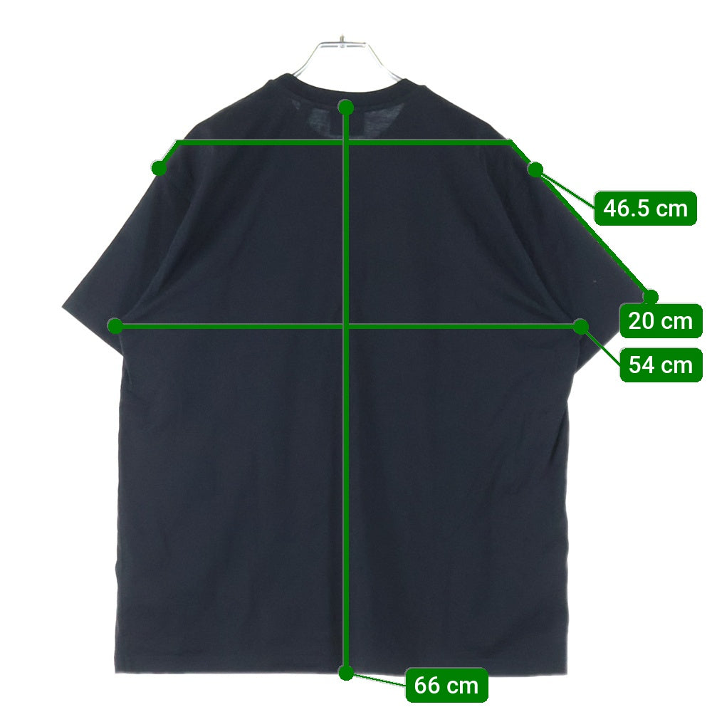 BURBERRY(バーバリー) EMERSON TB エマソン ラバーロゴプリント クルーネック 半袖Tシャツ カットソー ブラック 8017472