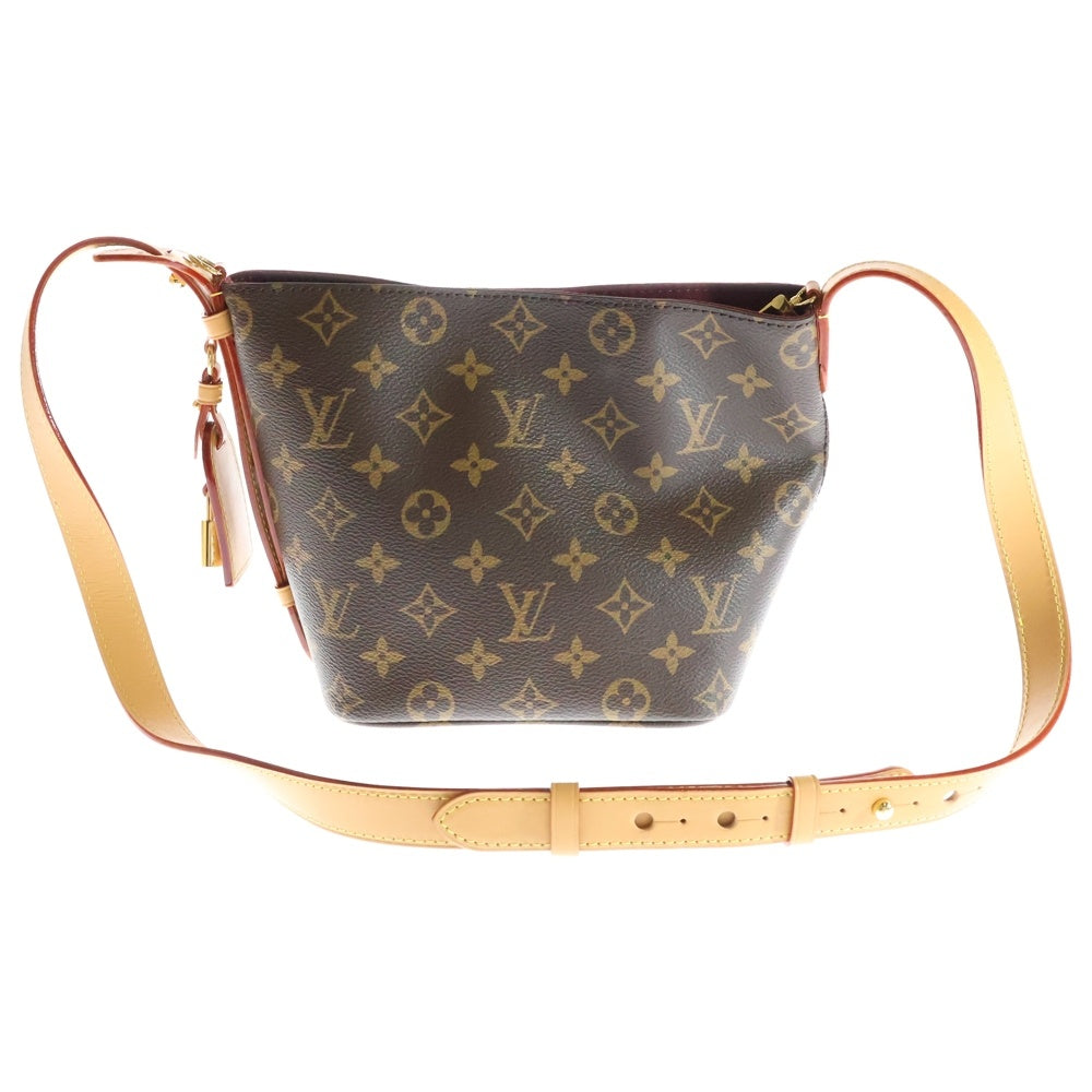 LOUIS VUITTON(ルイヴィトン) オールインBB モノグラム PVC レザー 2WAY ハンド ワンショルダーバッグ ゴールド金具 ブラウン M12925 レディース