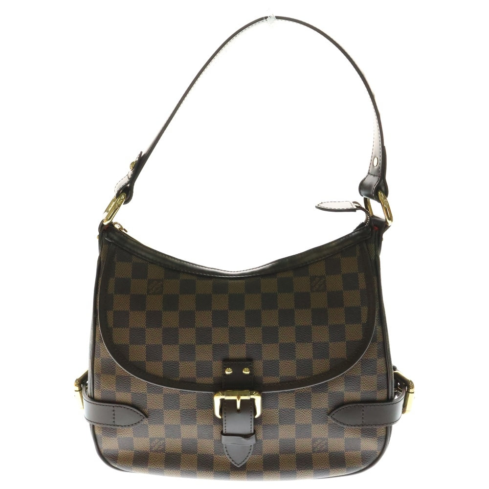 LOUIS VUITTON(ルイヴィトン) ダミエ エベヌ ハイバリー レザーワンショルダーバッグ ハンドバッグ ブラウン レディース N51200