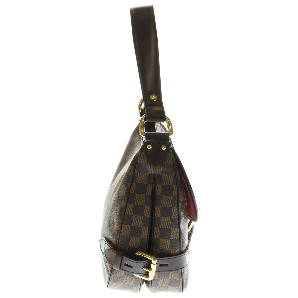 LOUIS VUITTON(ルイヴィトン) ダミエ エベヌ ハイバリー レザーワンショルダーバッグ ハンドバッグ ブラウン レディース N51200