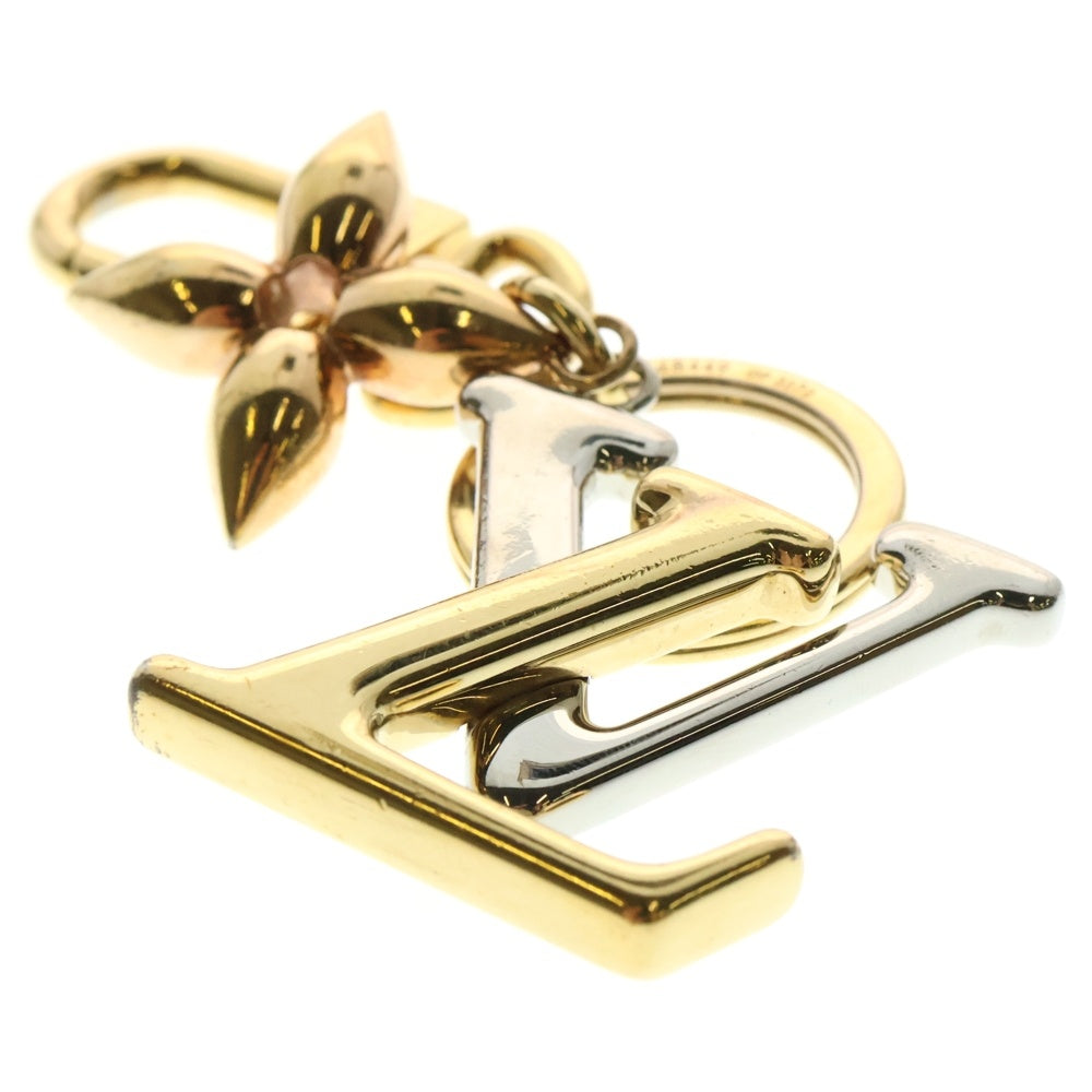 LOUIS VUITTON(ルイヴィトン) ポルトクレ・LVニューウェーブ キーリング バッグチャーム ゴールド×シルバー×ピンクゴールド M68449