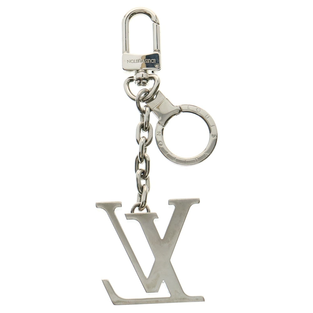 LOUIS VUITTON(ルイヴィトン) ポルトクレ・LVイニシアル キーリング バッグチャーム キーホルダー シルバー M65071
