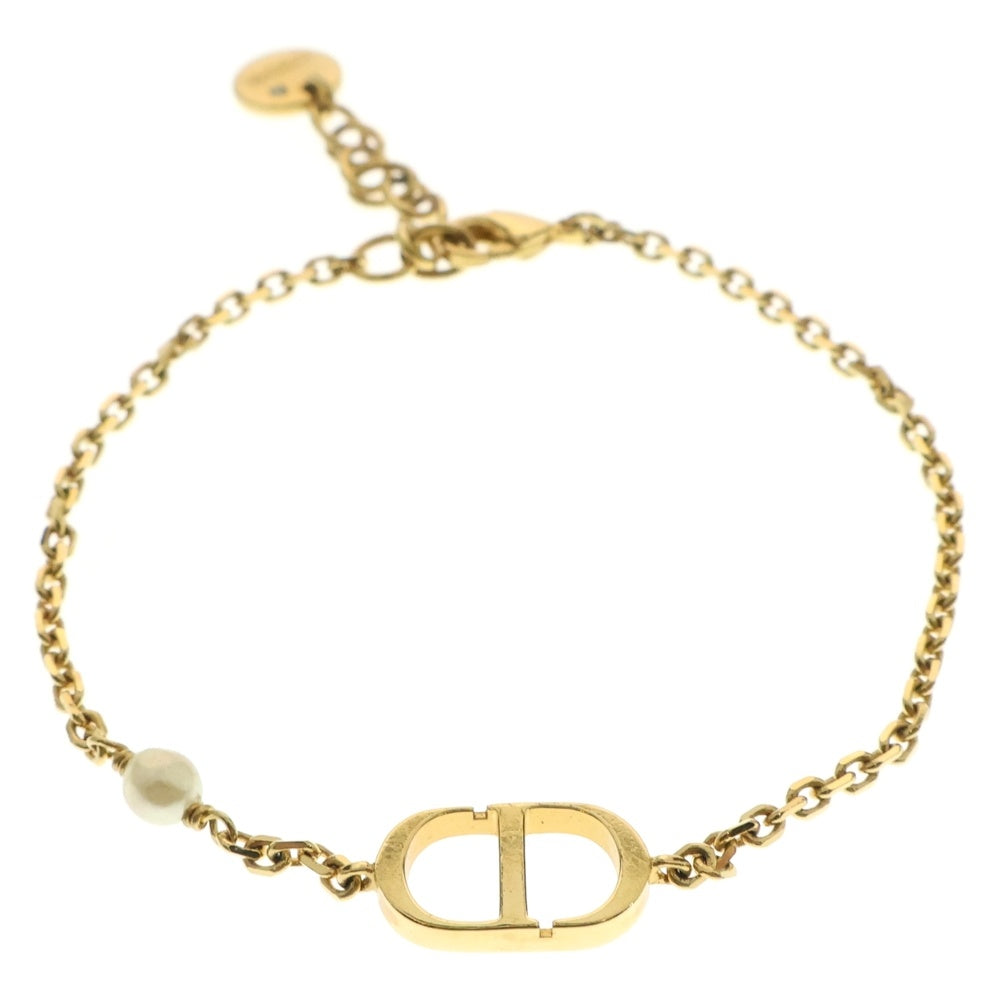 Christian Dior(クリスチャンディオール) フェイクパール ブレスレット チェーン ゴールド GP B1310PTCRS D301