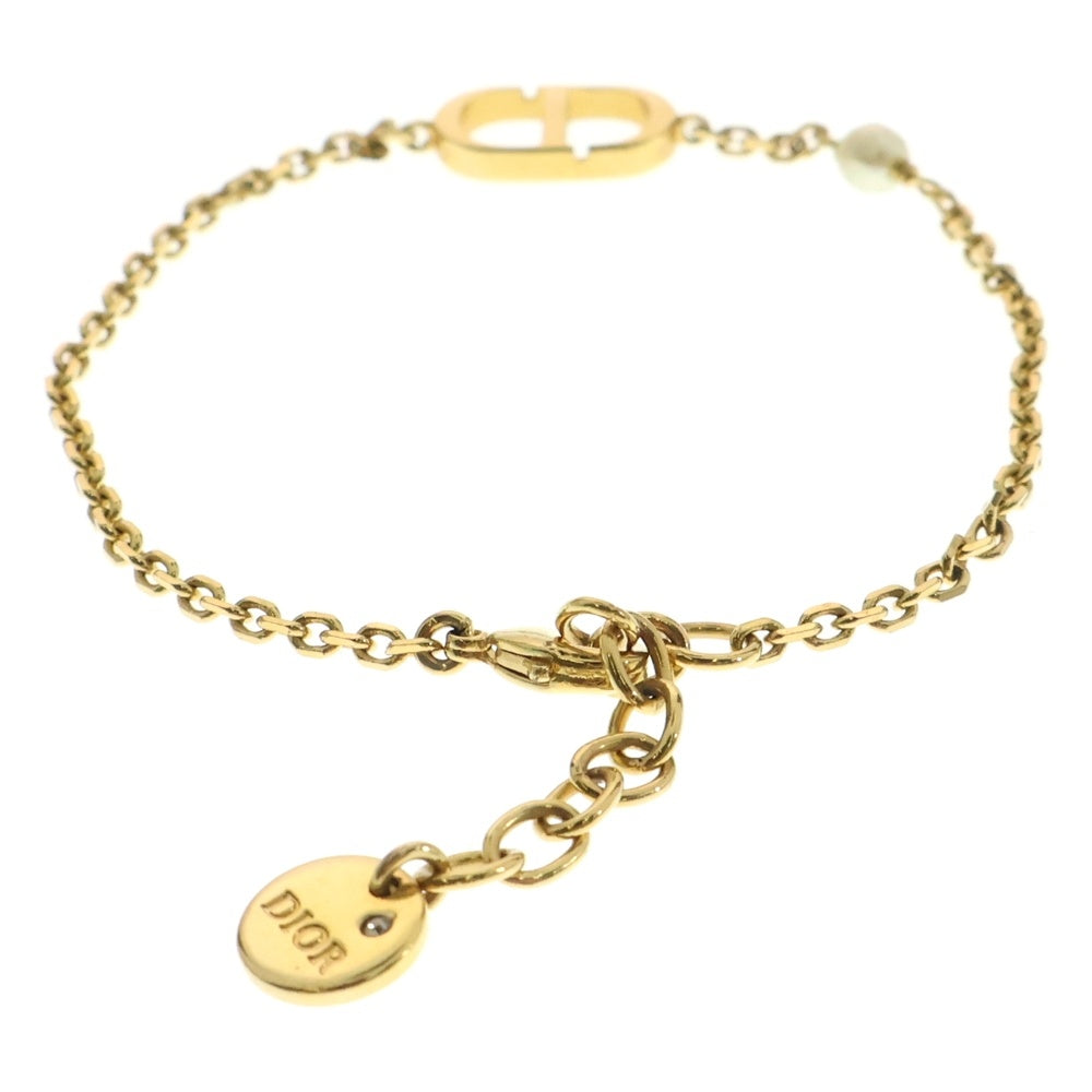 Christian Dior(クリスチャンディオール) フェイクパール ブレスレット チェーン ゴールド GP B1310PTCRS D301