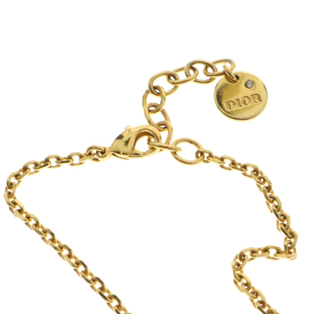 Christian Dior(クリスチャンディオール) フェイクパール ブレスレット チェーン ゴールド GP B1310PTCRS D301