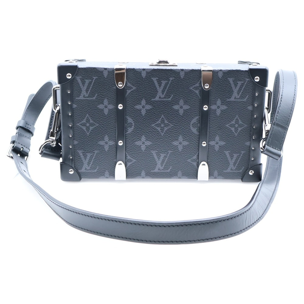 LOUIS VUITTON(ルイヴィトン) ネオ ウォレット トランク モノグラムエクリプス PVC レザー ショルダーバッグ シルバー金具 ブラック M20954