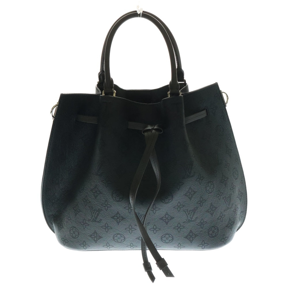 LOUIS VUITTON(ルイヴィトン) モノグラムマヒナ ジロラッタ 2WAYバッグ ハンドバッグ トートバッグ ショルダーバッグ ブラック ノワール シルバー金具 レザー M54402