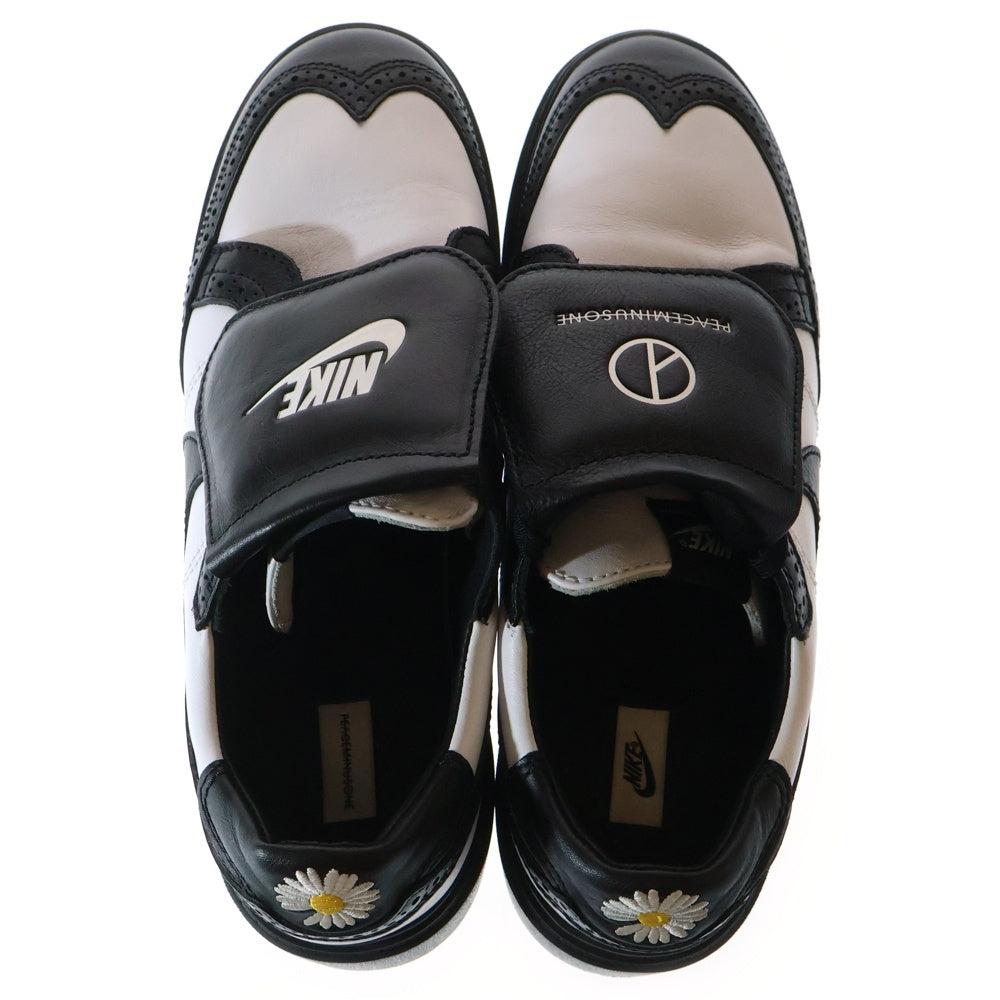NIKE(ナイキ) ×PEACEMINUSONE KWONDO1 ピースマイナスワン クウォンド1 ローカットスニーカー ブラック/ホワイト US10.5/28.5cm DH2482-101