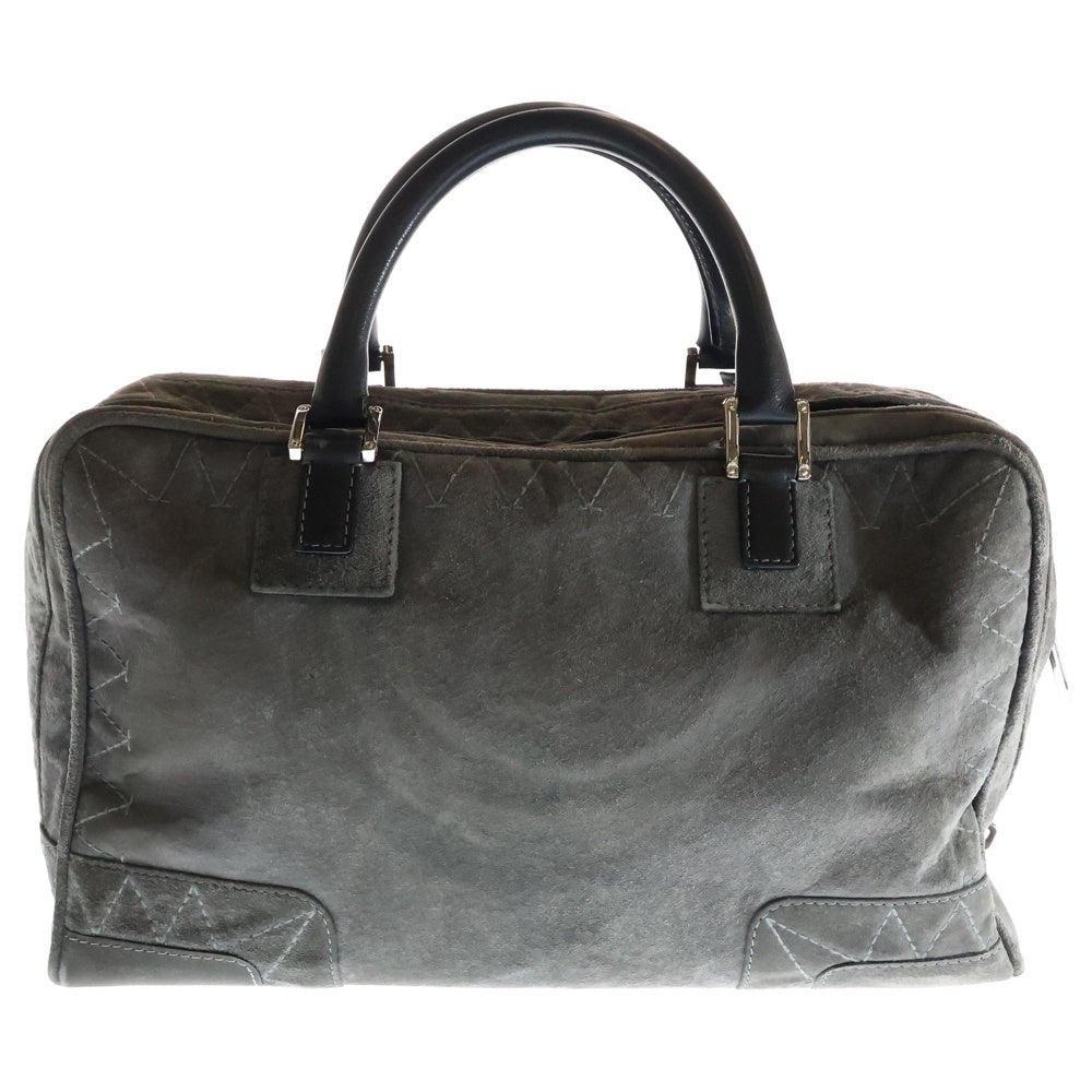 LOEWE(ロエベ) アナグラム ショルダーバッグ ハンドバッグ グレー スエード