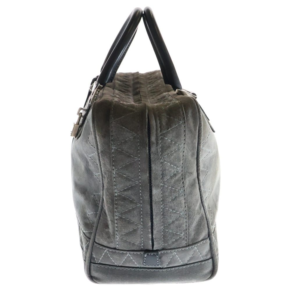 LOEWE(ロエベ) アナグラム ショルダーバッグ ハンドバッグ グレー スエード