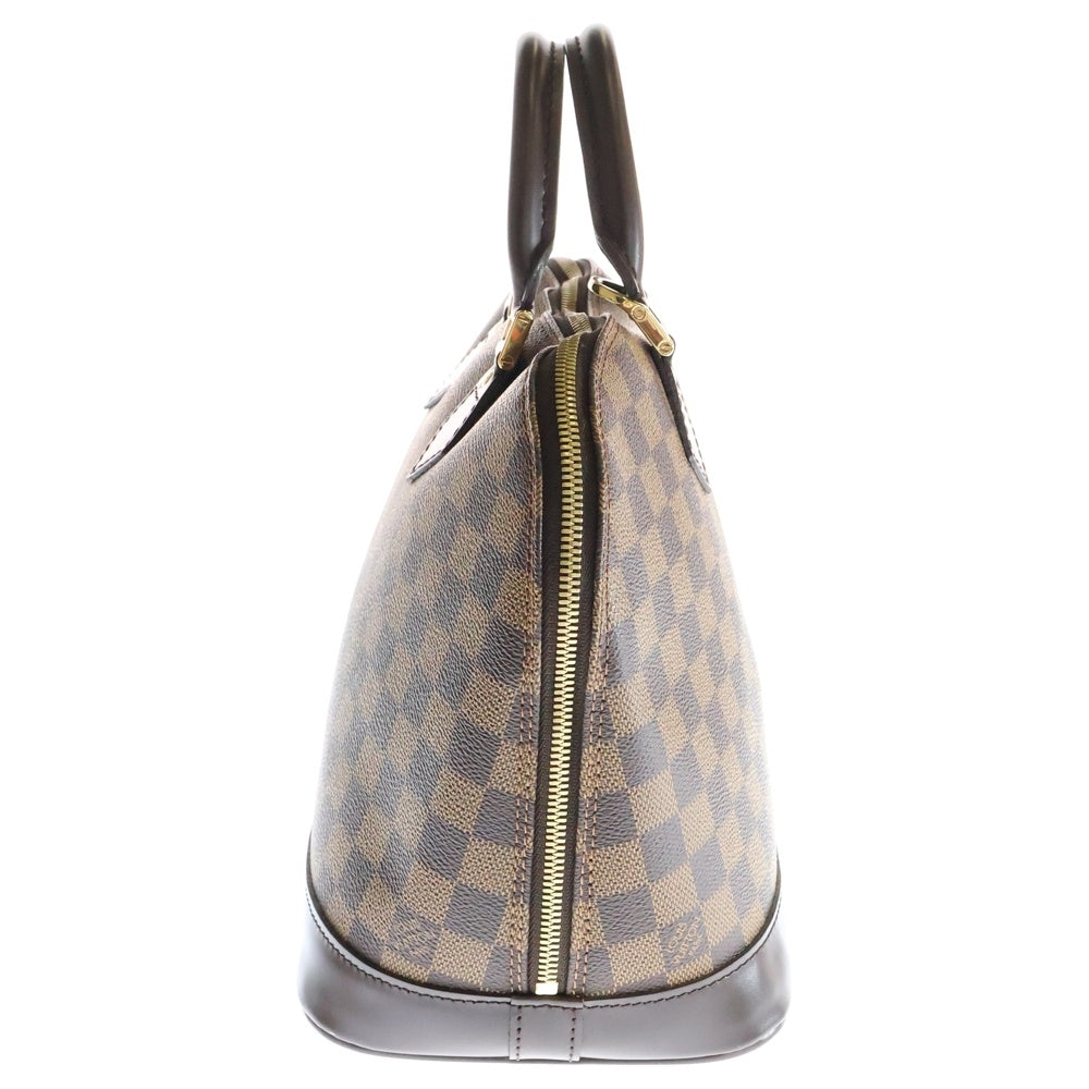 LOUIS VUITTON(ルイヴィトン) アルマPM ダミエ エベヌ PVC レザー ハンドバッグ ゴールド金具 ブラウン N51131