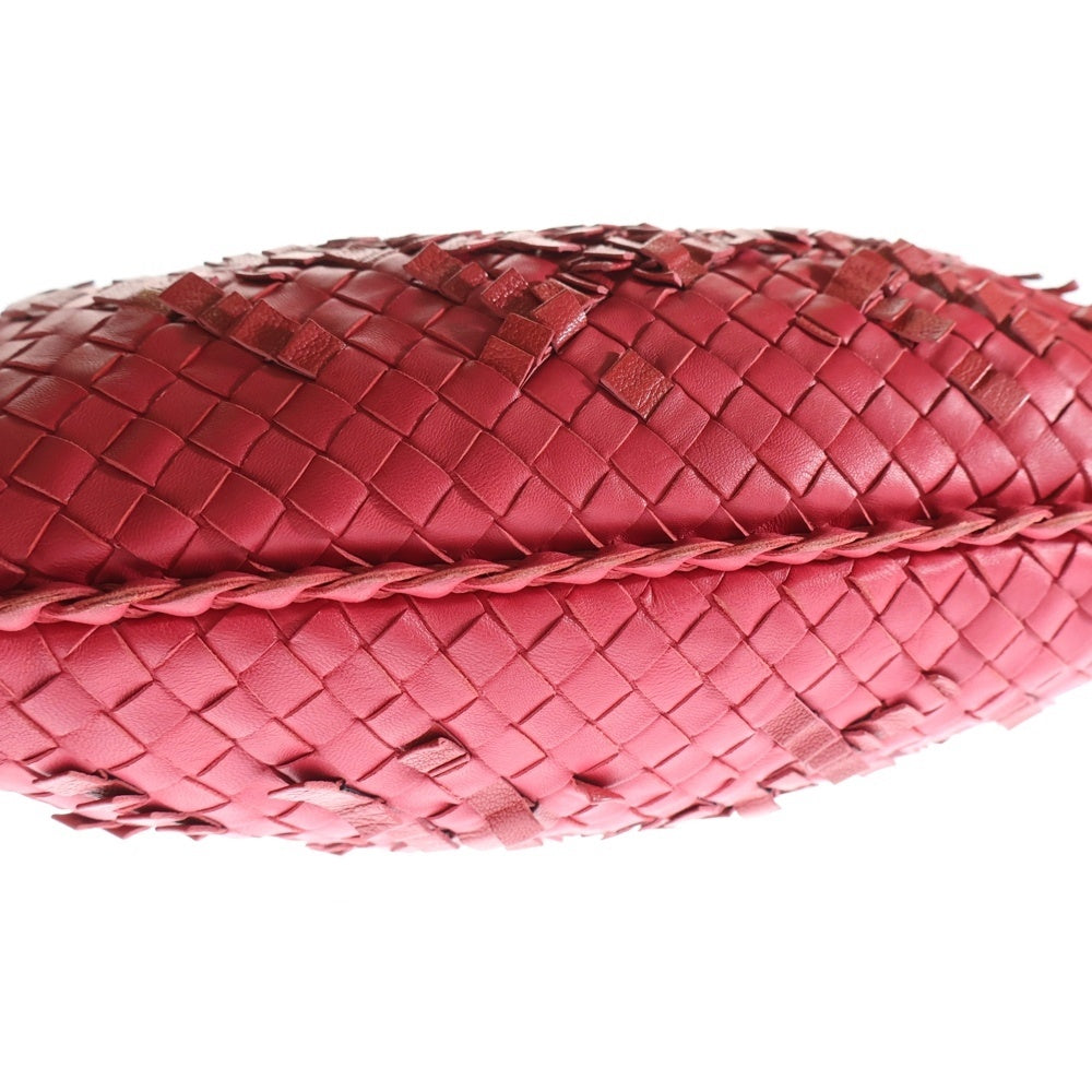 BOTTEGA VENETA(ボッテガヴェネタ) イントレチャート ホーボー レザー ワンショルダーバッグ レッド