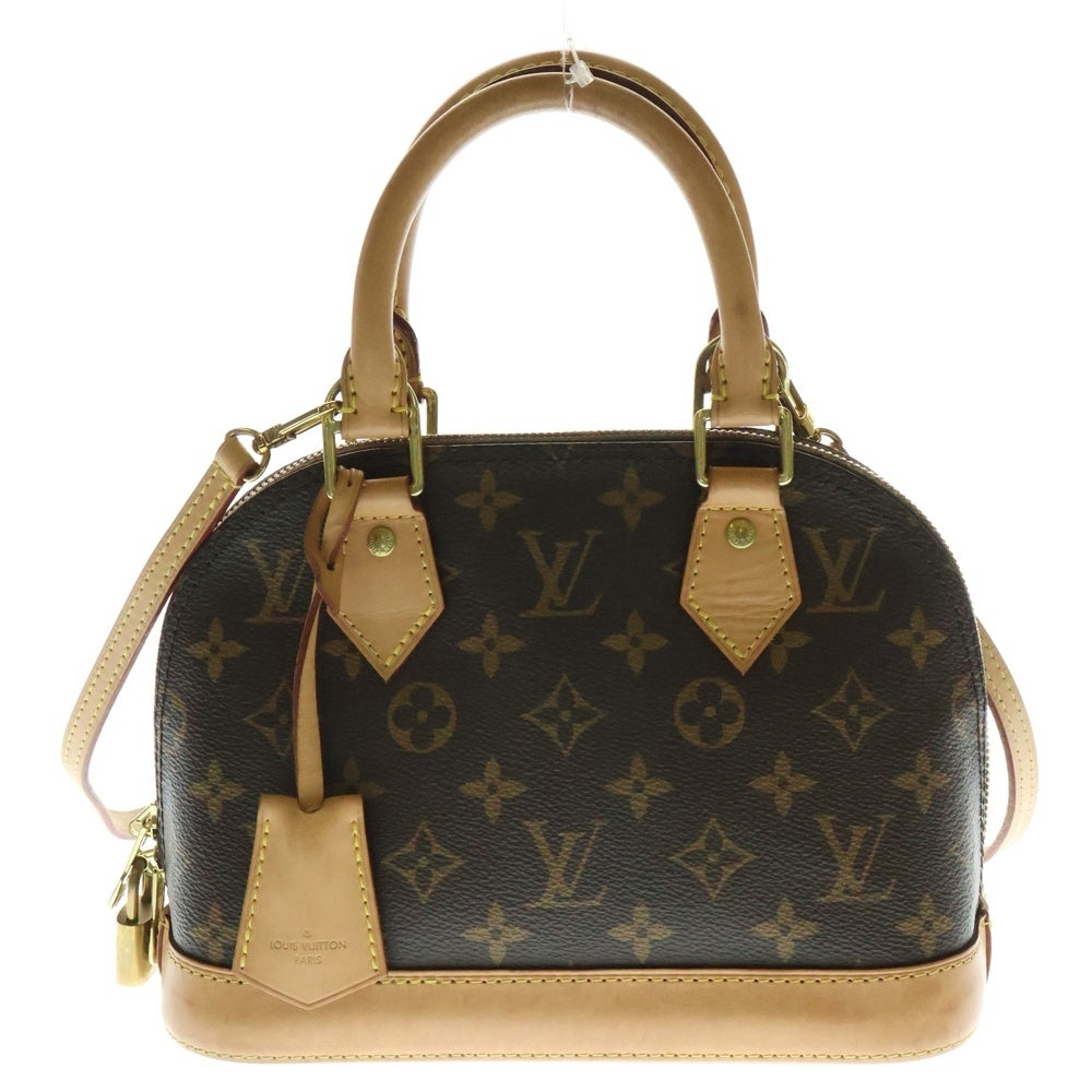 LOUIS VUITTON(ルイヴィトン) モノグラム アルマBB 2WAY ハンドバッグ ショルダーバッグ ブラウン PVC M53152