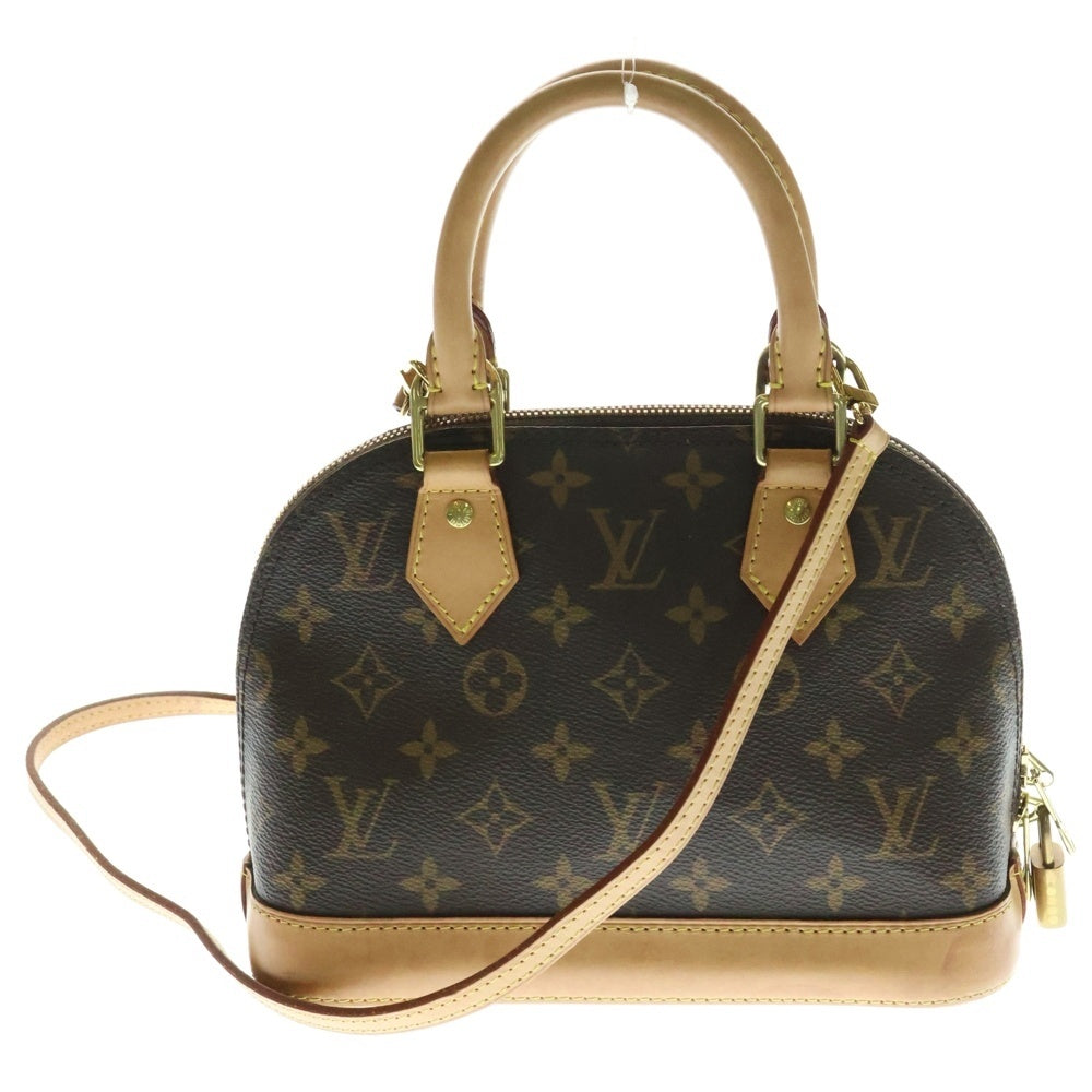 LOUIS VUITTON(ルイヴィトン) モノグラム アルマBB 2WAY ハンドバッグ ショルダーバッグ ブラウン PVC M53152