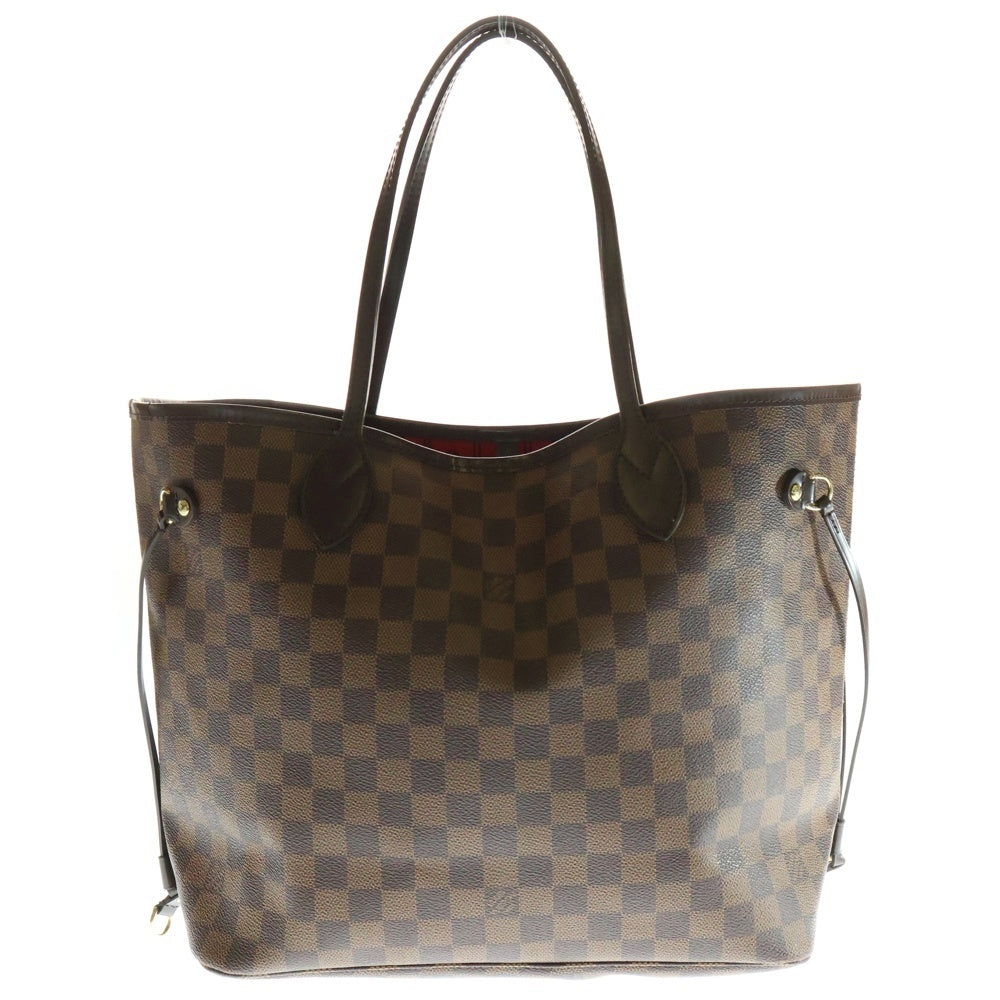 LOUIS VUITTON(ルイヴィトン) ダミエ ネヴァーフルMM トートバッグ ハンドバッグ ショルダーバッグ ブラウン レザー×PVC ゴールド金具 N51105