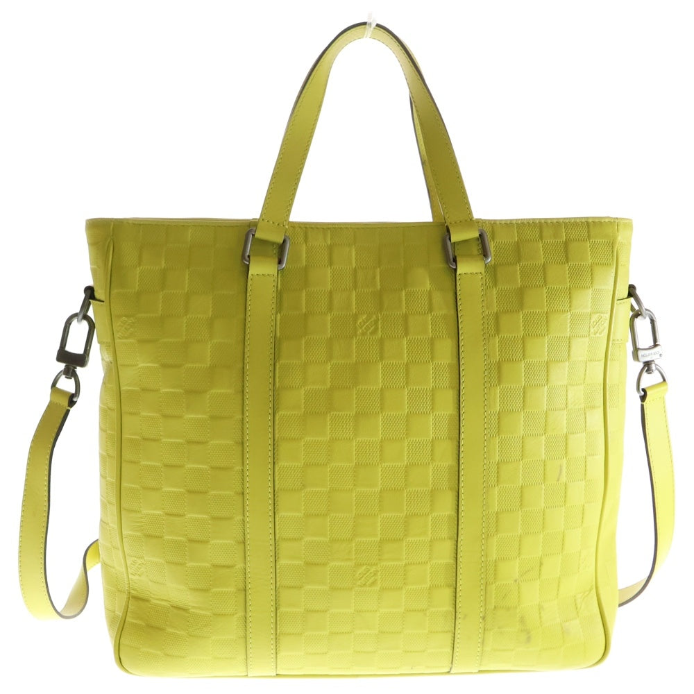 LOUIS VUITTON(ルイヴィトン) ダミエアンフィニ タダオ 2WAYバッグ ショルダーバッグ トートバッグ ハンドバッグ レザー イエロー N41393