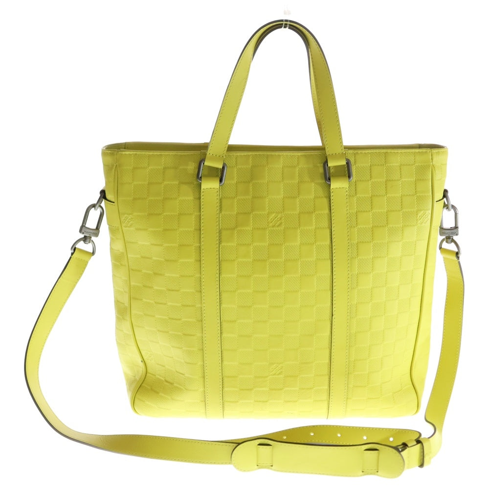 LOUIS VUITTON(ルイヴィトン) ダミエアンフィニ タダオ 2WAYバッグ ショルダーバッグ トートバッグ ハンドバッグ レザー イエロー N41393