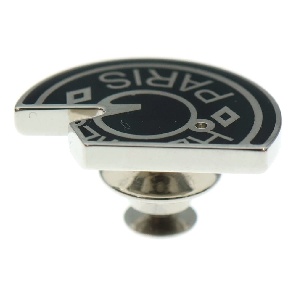 HERMES(エルメス) カルーゼル ブローチ ピンバッジ ブラック ノワール シルバー金具