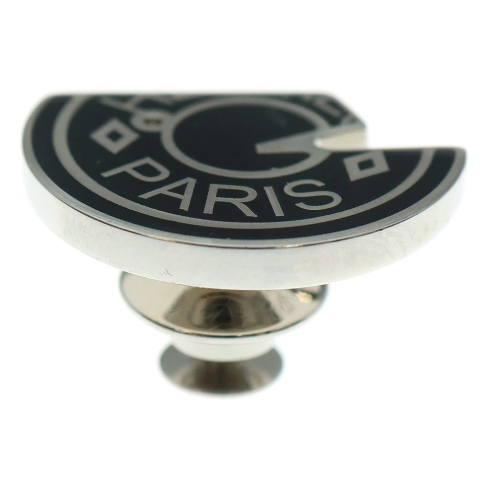 HERMES(エルメス) カルーゼル ブローチ ピンバッジ ブラック ノワール シルバー金具